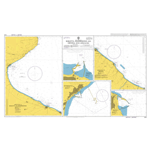 Italy - East Coast, Barletta, Manfredonia and Ortona with Approaches