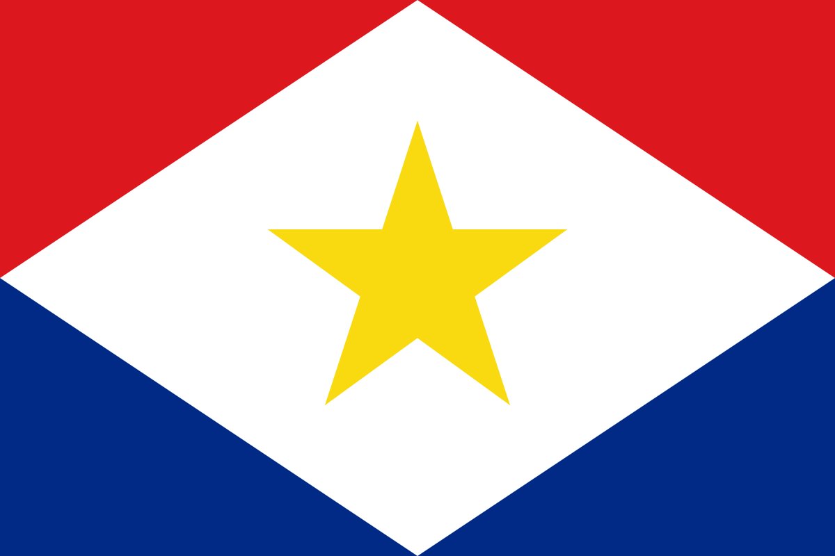 Saba - Printed 1 yard Flag