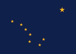 Alaska - Printed 0.75 yard Flag