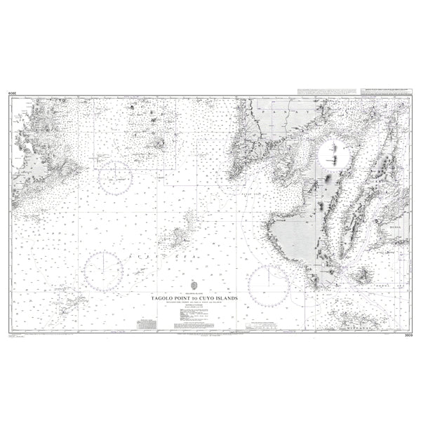 Philippine Islands, Tagolo Point to Cuyo Islands including Cebu, Negros and parts of Panay and Palawan
