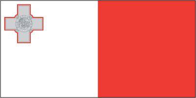 Malta - Printed 0.5 yard Flag