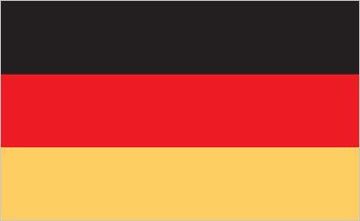 Germany - Sewn 2 yard Flag (with Inglefield Clips)