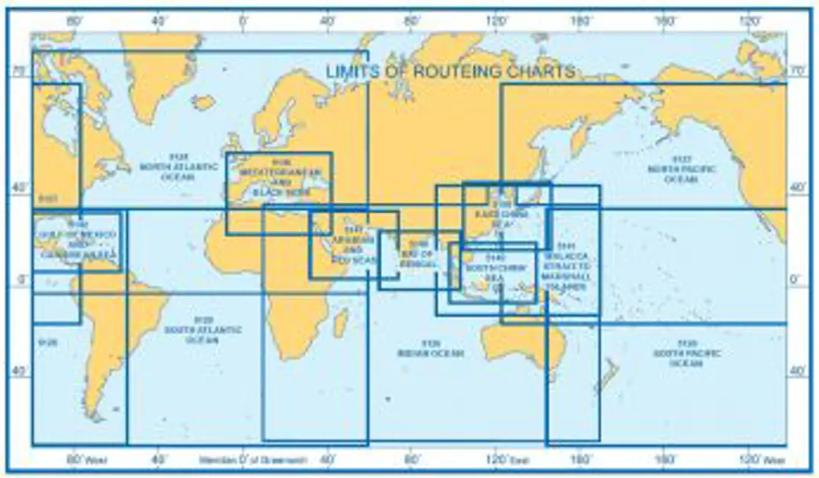 Routeing Chart Gulf of Mexico and Caribbean Sea (July)