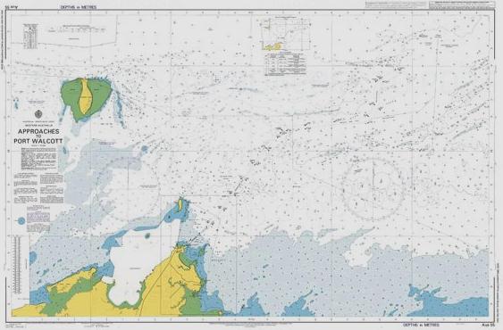 Australia - North West Coast, Western Australia, Approaches to Port Walcott