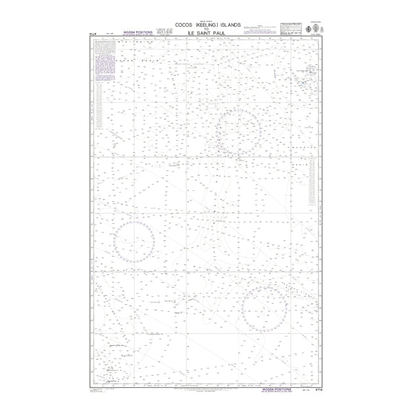 Indian Ocean, Cocos (Keeling) Islands to Île Saint Paul