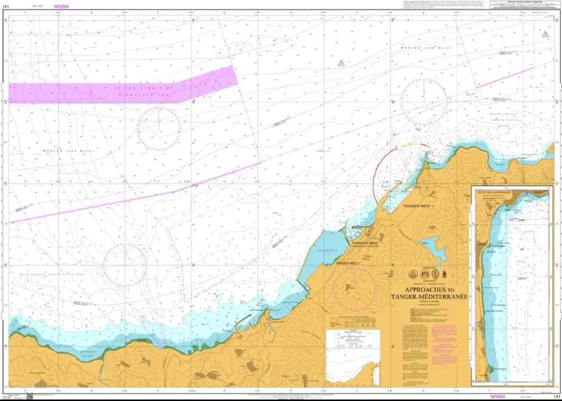 Morocco - North Coast, Approaches to Tanger-Méditerranée