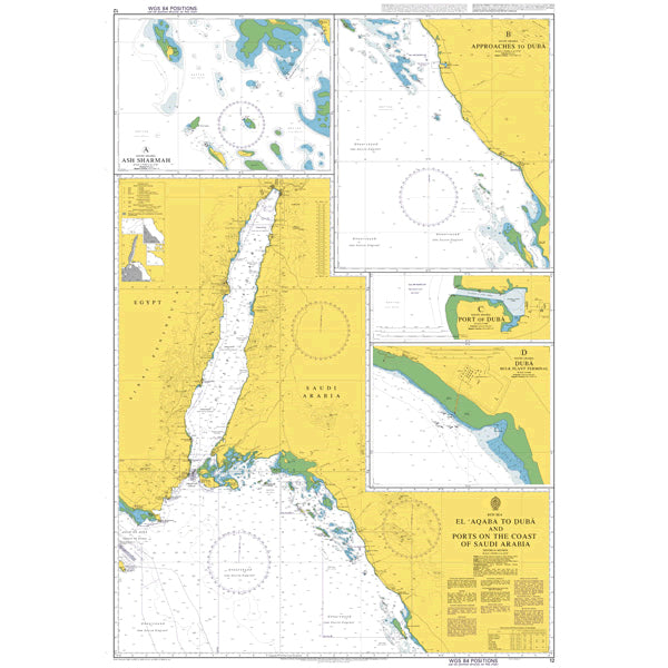 Al Aqabah to Duba and Ports on the Coast of Saudi Arabia
