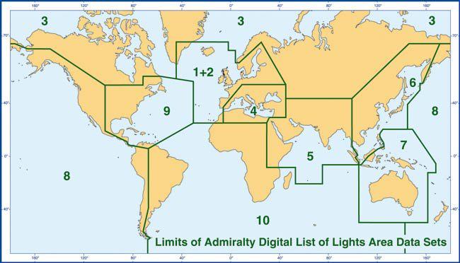 Pacific Ocean, New Zealand, N and S America (W coast)
