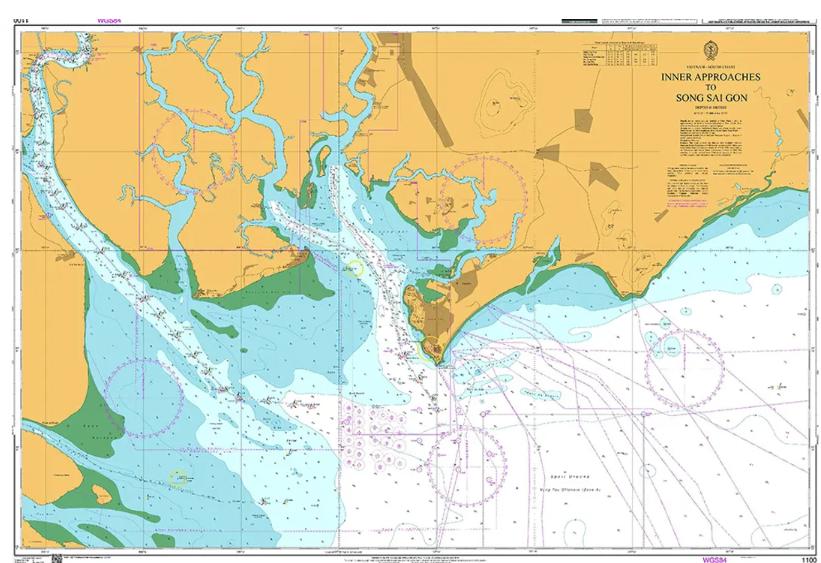 Vietnam - South Coast, Inner Approaches to Song Sai Gon
