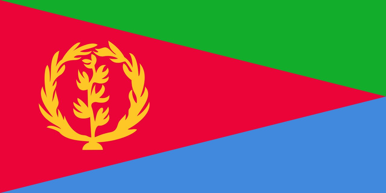 Eritrea - Printed 1 yard Flag