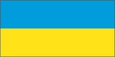 Ukraine - Printed 0.75 yard Flag