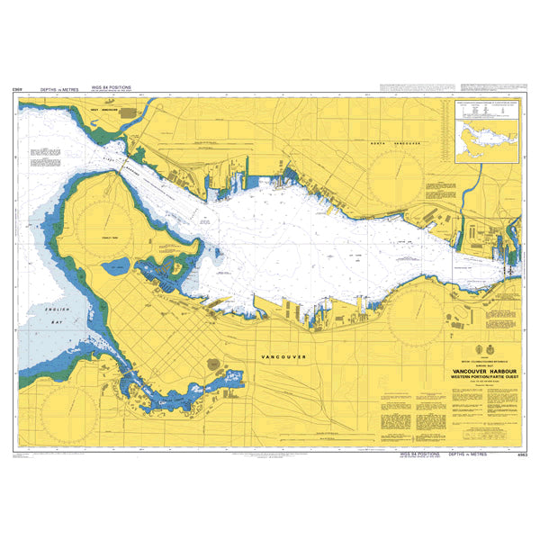 Canada, British Columbia/Colombie-Britannique, Burrard Inlet, Vancouver Harbour, Western Portion/ Partie Ouest