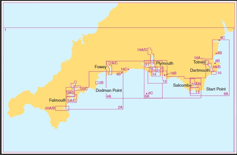 Small Craft Charts - The West Country and Approaches