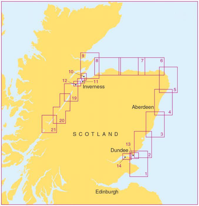 Small Craft Charts - Isle of May to River Tay Entrance