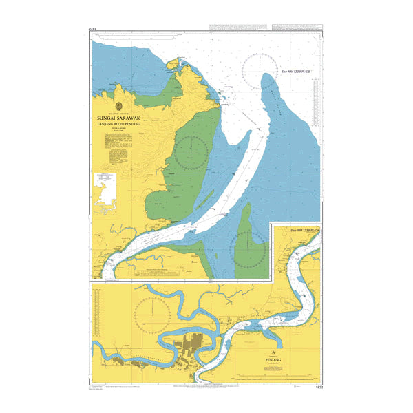 Malaysia - Sarawak, Sungai Sarawak, Tanjung Po to Pending