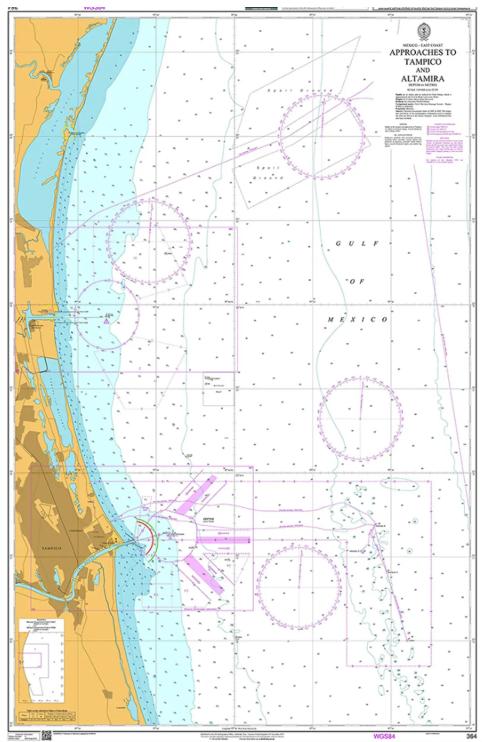 Mexico - East Coast, Approaches to Tampico and Altamira