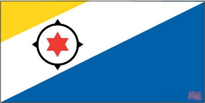 Bonaire - Printed 1 yard Flag