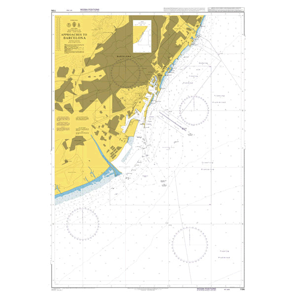 Mediterranean Sea, Spain - East Coast, Approaches to Barcelona