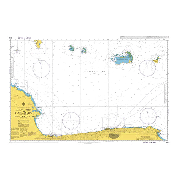 Caribbean Sea - Venezuela, Cabo Codera to Punta Agüide including the Outlying Islands