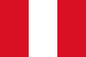 Peru - Sewn 0.75 yard Flag