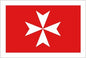 Maltese Ensign Cross - Sewn 1.5 yard Flag