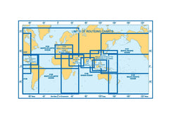 Routeing Chart, Malacca Strait to Marshall Island (August)