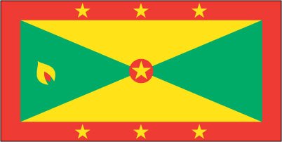 Grenada - Printed 2 yard Flag