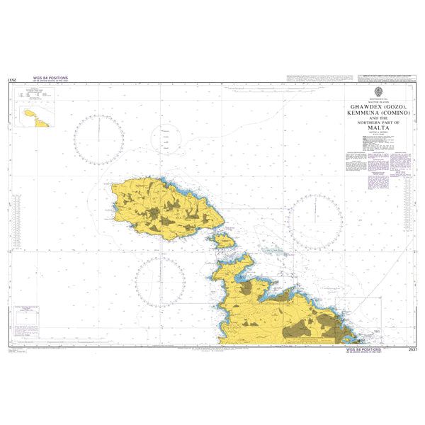 Mediterranean Sea, Maltese Islands, Ghawdex (Gozo), Kemmuna (Comino) and the Northern Part of Malta