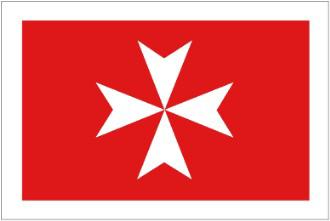 Maltese Ensign Cross - Sewn Bespoke (340cm x 165cm) Flag