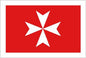 Maltese Ensign Cross - Sewn Bespoke (340cm x 165cm) Flag