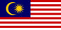 Malaysia - Sewn 0.5 yard Flag