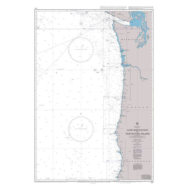 United States and Canada, West Coast, Cape Mendocino to Vancouver Island