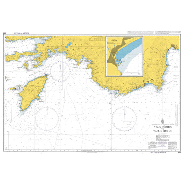 Mediterranean Sea - Greece and Türkiye, Nísos Ródos to Taşlik Burnu
