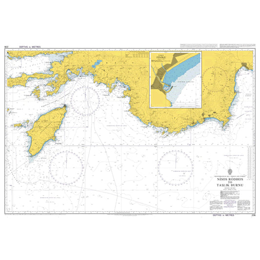 Mediterranean Sea - Greece and Türkiye, Nísos Ródos to Taşlik Burnu