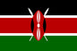 Kenya - Sewn 2.5 yard Flag