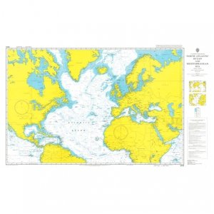 A Planning Chart for the North Atlantic Ocean and Mediterranean Sea