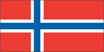 Norway - Printed 1 yard Flag