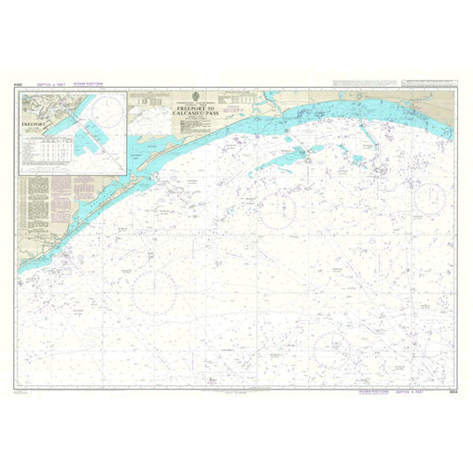 United States - Gulf of Mexico, Louisiana – Texas, Freeport to Calcasieu Pass