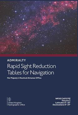 Rapid Sight Reduction Tables for Navigation Volume 2