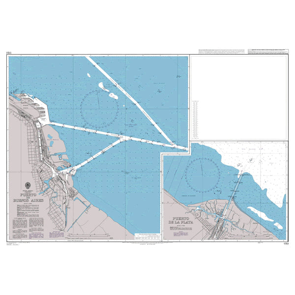 Argentina, Rίo de La Plata, Puerto de Buenos Aires and Puerto La Plata