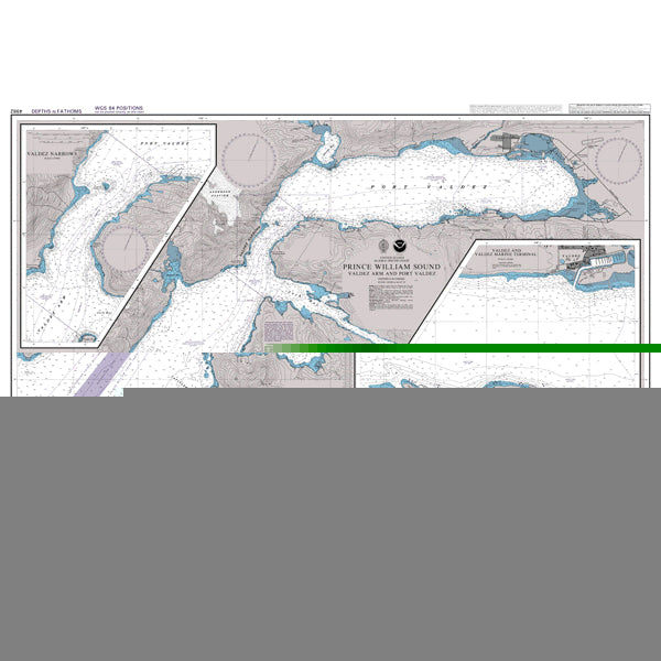 United States, Alaska – South Coast, Prince William Sound, Valdez Arm and Port Valdez