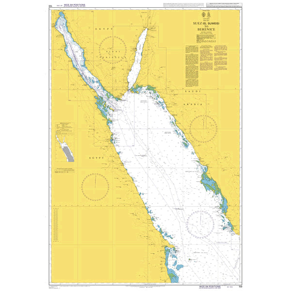 Red Sea, Suez (As Suways) to Berenice (Barnīs)