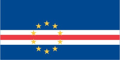 Cape Verde - Printed 0.75 yard Flag