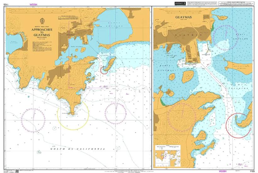 Mexico - West Coast, Approaches to Guaymas