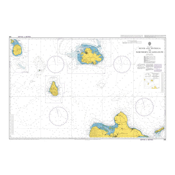 West Indies, Nevis and Antigua to Northern Guadeloupe