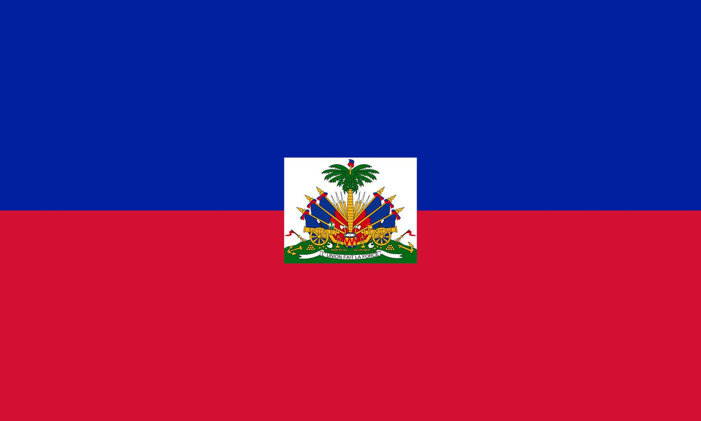 Haiti - Sewn 2 yard Flag