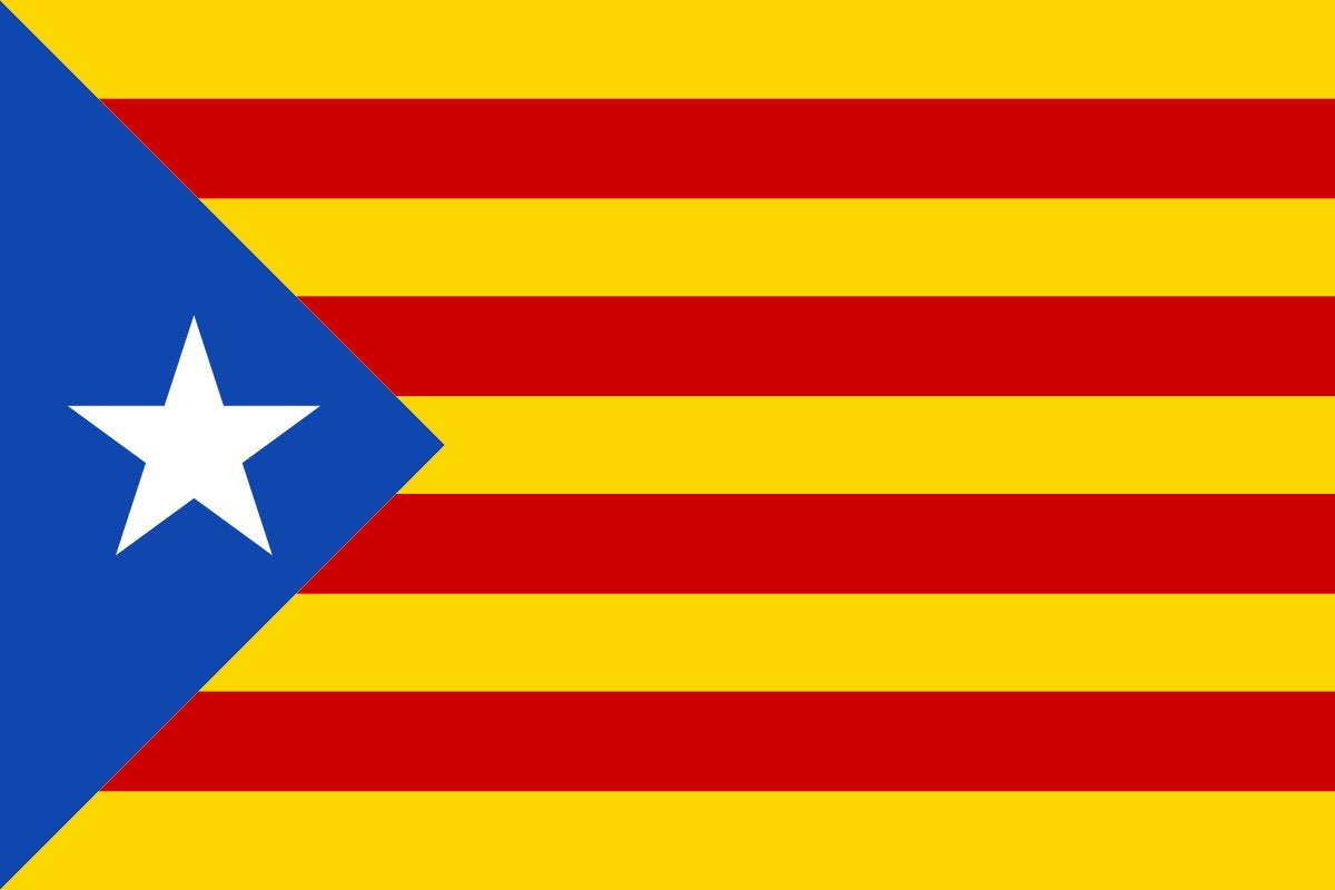 Catalonia - Printed 1 yard Flag