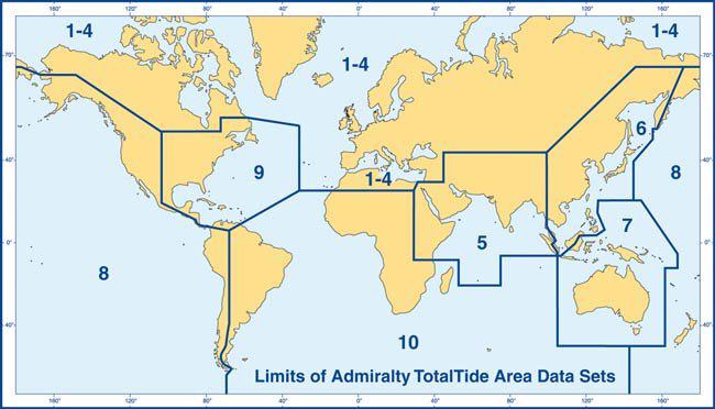 Admiralty TotalTide (ATT), Pacific Ocean including New Zealand