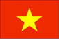 Vietnam - Printed 1 yard Flag