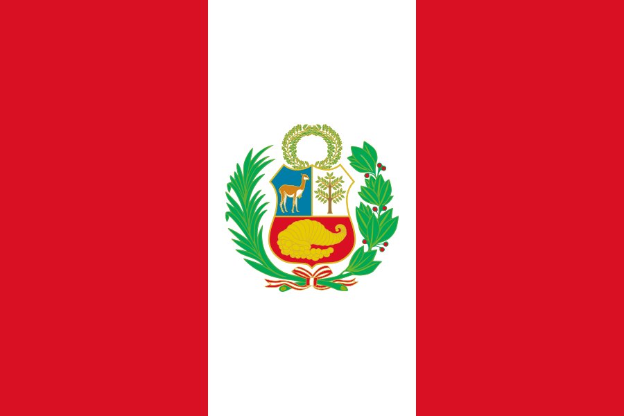 Peru - Printed 2 yard Flag